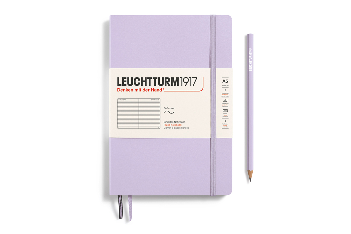 LEUCHTTURM1917 Notebook Ruled Softcover A5 Lilac